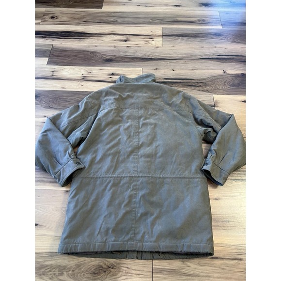 Vtg Westminster Sport Quilted Field Chore Jacket Olive Green Men 48 EU Insulated - Picture 13 of 16